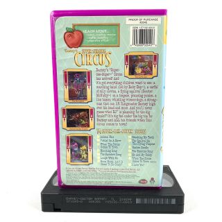 Barney Singing Circus VHS Tape Clam Shell RARE Never Seen On TV 2
