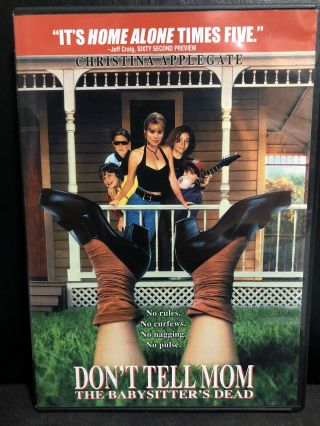 Dont Tell Mom The Babysitters Dead (dvd,  2000,  Widescreen,  Bilingual) - Rare & Oop
