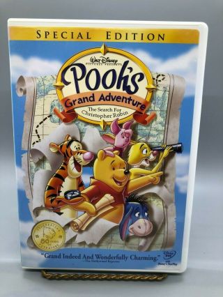 Pooh’s Grand Adventure: The Search For Christopher Robin Dvd/oop/rare/vg,