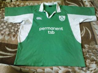 Rare Rugby Shirt - Ireland Home 2005 - 2006 Size L