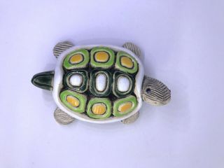 Artesania Rinconada Baby Turtle Figurine Ar 69 Version 15 Made In Uruguay Rare
