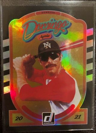 2021 Donruss Domingo Ayala Beisbol Academy Ssp Foil Baseball Card Rare