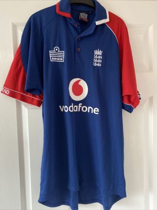 Rare Mens Admiral England Cricket Shirt - Size Small 40 " Chest