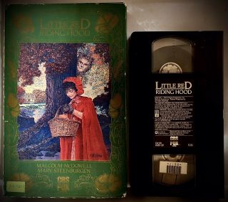 Little Red Riding Hood Faerie Tale Theatre Vintage Vhs Movie 1983 Rare Big Box G