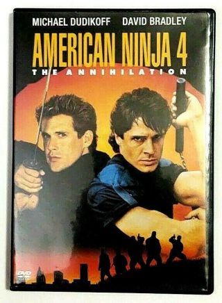American Ninja 4 The Annihilation Rare Oop Michael Dudikoff