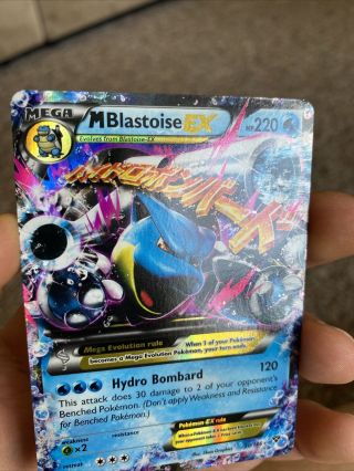 Mega Blastoise EX 30/146 Ultra Rare Holo 3