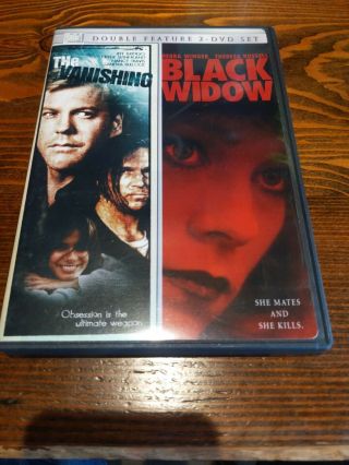 The Vanishing - Sandra Bullock 1993 / Black Widow - Debra Winger 1987 Rare Dvd