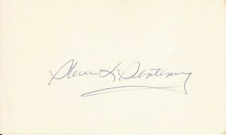 Steve Senteney Autograph Signed 3x5 Index Card D89 Rare 
