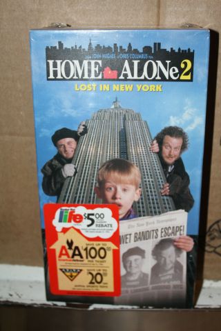 1993 Home Alone 2 Lost In York Vhs Life Cereal Donald Trump Rare