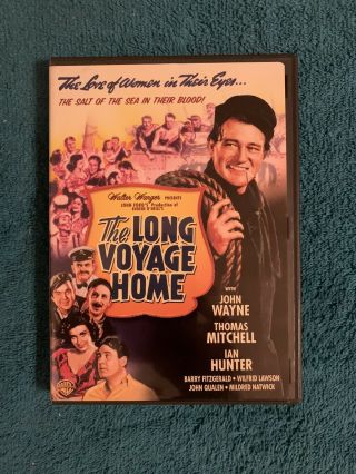 The Long Voyage Home (dvd 2007) John Wayne,  Thomas Mitchell,  Ian Hunter Rare Oop
