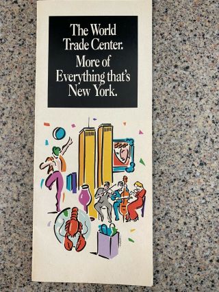 World Trade Center Brochure Rare Edition (1992)