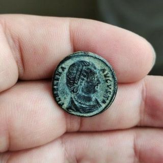 Roman Helena 328 - 329 Follis Antioch Very Rare