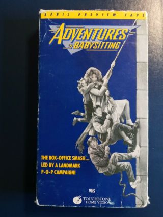 Adventures In Babysitting (vhs,  1990) Rare Demo April Preview Tape