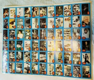 Vintage 1977 Star Wars Poster First Series Topps Movie Cards 22 " X28 " Rare Unique
