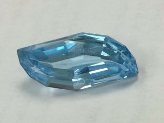 Rare 9.  80 Carats Fantasy S Cut Aquamarine Gemstone Bs16