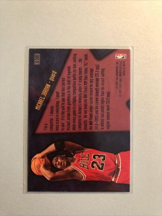 1997 96 - 97 Fleer Ultra Michael Jordan Gold Edition G - 280 Rare Hall Of fame GOAT 3