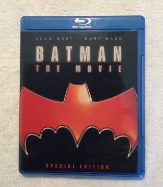 Batman: The Movie (1966) Special Edition Blu - Ray Disc Rare