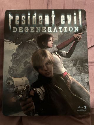 Resident Evil: Degeneration (blu - Ray Disc,  2008) Steelbook Rare Oop