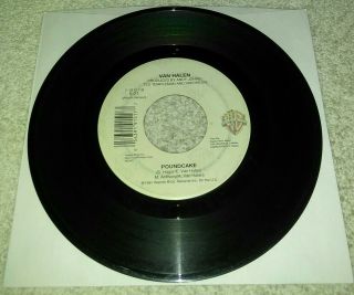 Van Halen " Poundcake/top Of The World " Rare Vinyl 45 Record