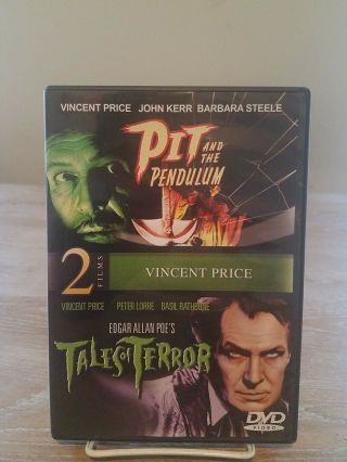 Pit And The Pendulum / Tales Of Terror Double Feature Dvd Rare Vincent Price Oop