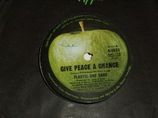 John Lennon Plastic Ono Band Rare 7 " 45 