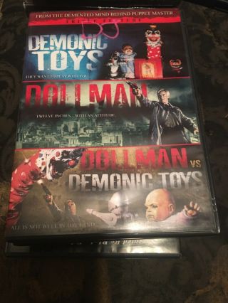The Dollman/demonic Toys Box Set (dvd Triple Feature Rare Oop