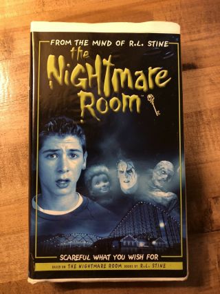Rare Oop Unrated The Nightmare Room Clamshell Vhs Video Tape R.  L.  Stine Horror