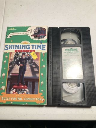 Shining Time Station Bully For Mr Conductor Thomas The Train Vhs Video 1993 - Rare