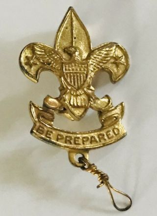 Be Prepared Boy Scouts Of America Bsa Pin Badge Rare Vintage (g12)