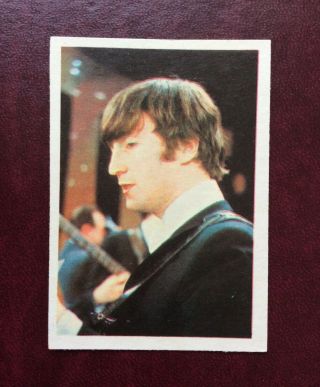 A&bc 1965 Rare Top Stars Card - 18 John Lennon Of The Beatles