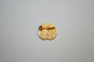 WOW Vintage Golden VFW Veterans of Foreign Wars Lapel Hat Jacket Pin Rare 2