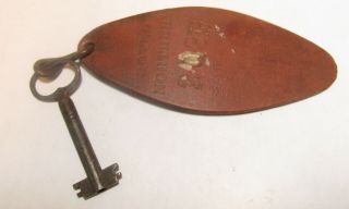 Rare Antique Key & Fob From The Hotel Northern - Seattle Wash