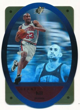 Grant Hill 1996 Ud Spx 15 Gold Die Cut Detroit Pistons Rare $15