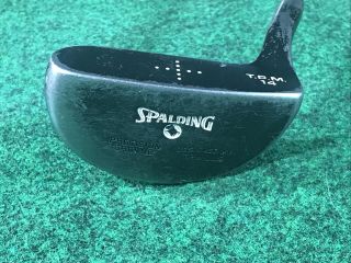 Spalding Golf TPM 14 Precision Ground Putter 34” Right Handed Black Mallet Rare 3