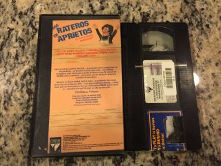 DOS RATEROS EN APRIETOS RARE VHS 1970 SPANISH MEXI JOSE LUIZ LOPEZ VAZQUEZ,  OOP 2