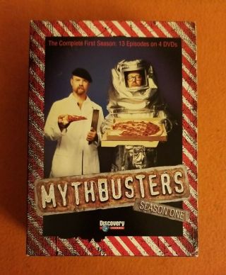 Mythbusters Season 1 Dvd Box Set 4 Discs 13 Episodes Discovery Channel Rare