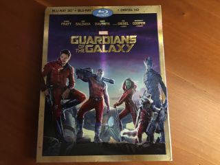 Guardians Of The Galaxy (3d/blu - Ray Disc,  2014,  Includes Rare Oop Slipcover)