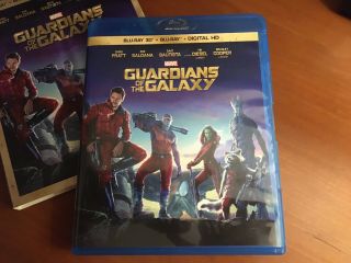 Guardians of the Galaxy (3D/Blu - ray Disc,  2014,  Includes Rare OOP Slipcover) 3