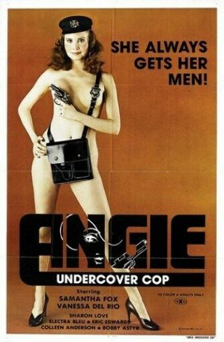 Angie Undercover Cop Movie Poster Samantha Fox Rare