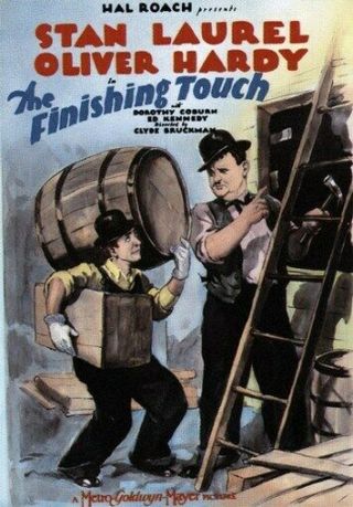 The Finishing Touch Movie Poster Laurel And Hardy Rare