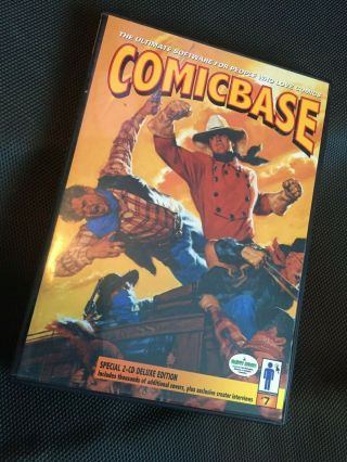 Rare Comicbase 7 Comic Base Computer Software 2001 Windows