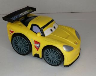 2010 Disney Pixar Cars 2 Shake N Cars Jeff Corvette Wgp Rare