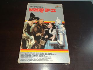 The Wizard Of Oz Remco Mgm Home Video Vhs Vintage 1983 First Video Print Rare