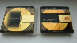 Sony Prism Md 74 Minidiscs,  Made In Japan,  Very Rare