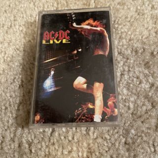 Ac/dc Live Rare Cassette Tape1992