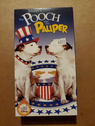The Pooch And The Pauper (2000) Vhs Rare Oop Disney Comedy
