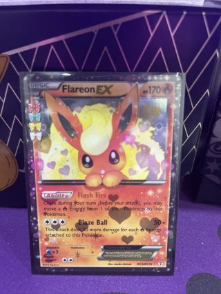 Flareon Ex Rc6/rc32 Generations Pokemon Card Rare Holo