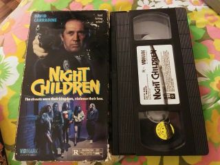 Night Children Vintage Vhs Movie Htf Oop Rare Obscure Video David Carradine
