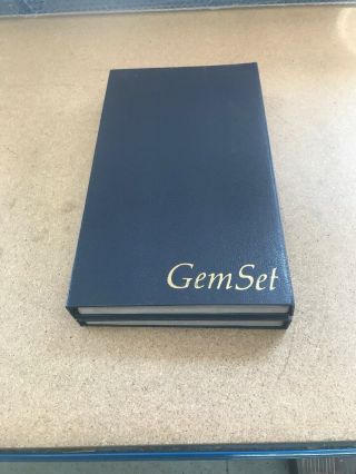 Rare Pantine Gia Gemset Gemological Empty Gemset Colour Paddle Display Box