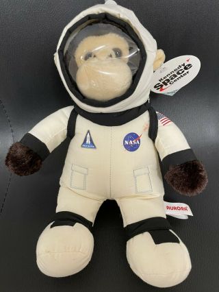 Aurora Rare Kennedy Space Center Nasa Space Monkey Plush Astronaut Item 19906